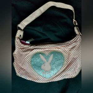Rare Vintage Playboy Pink and Silver Purss Collectors Item